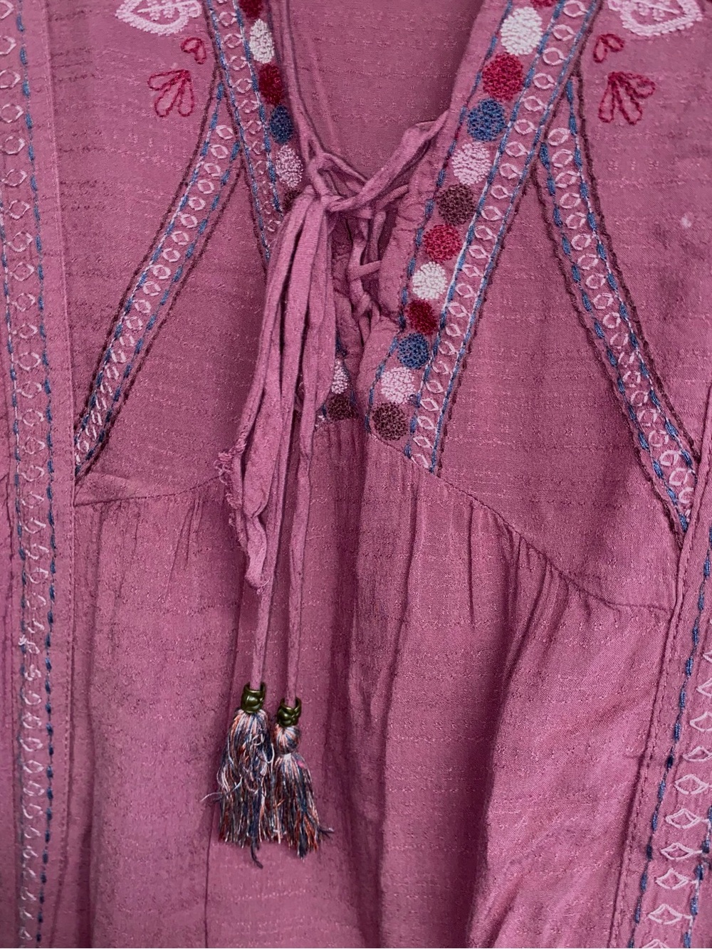 CUTE KNOX ROSE BOHO TOP - LARGE - Picture 9 of 9